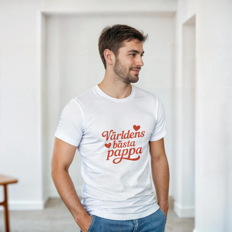 Världens bästa pappa t-shirt