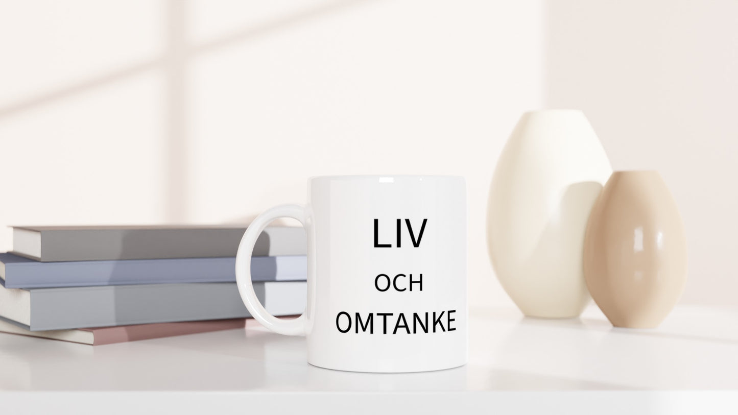 Hylla sjuksköterskans empati med Liv och Omtanke design. Perfekt för dem som ger liv genom omtanke.