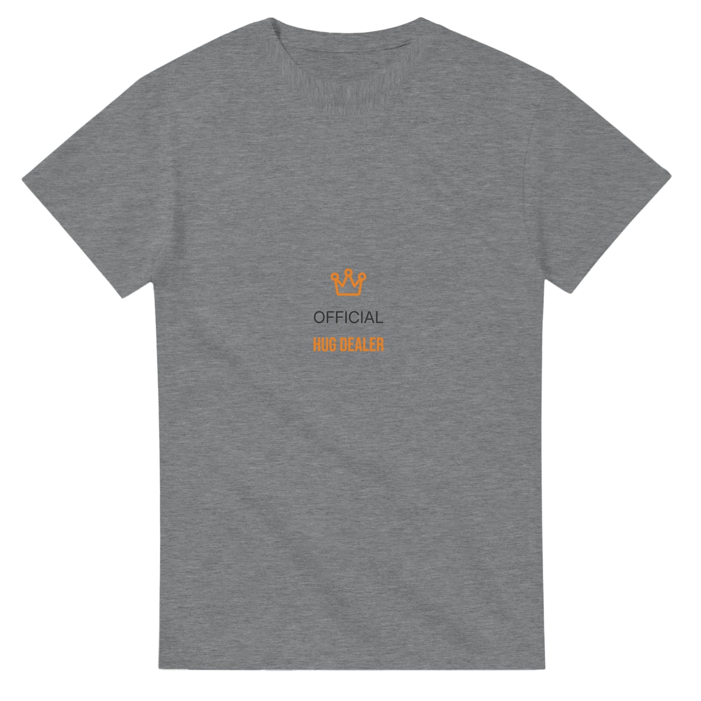 Officiell Hug Dealer t-shirt för den kramglada pojkvännen. Sprider glädje och skratt!