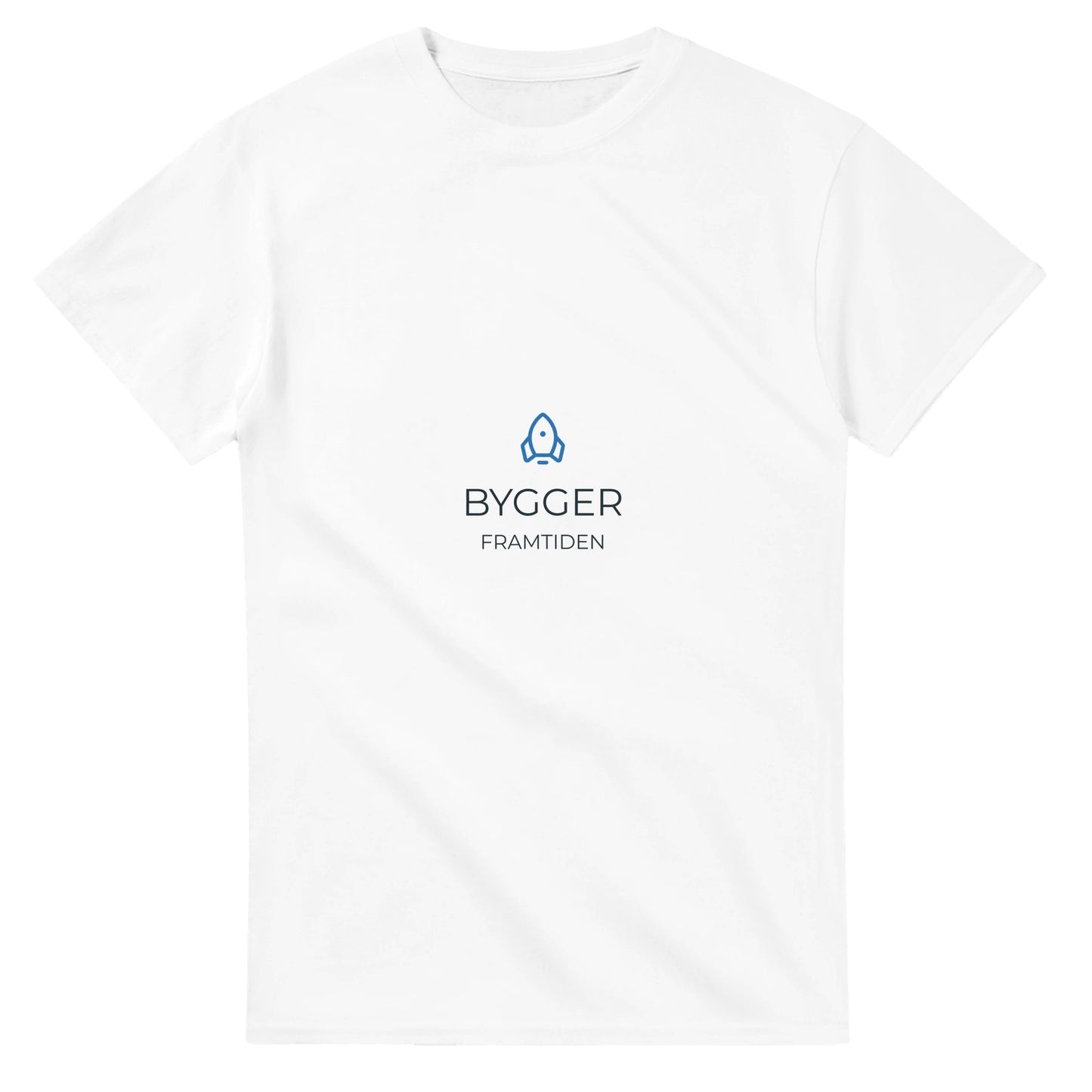 Elektriker t-shirt som symboliserar framtiden och deras roll i att forma den.