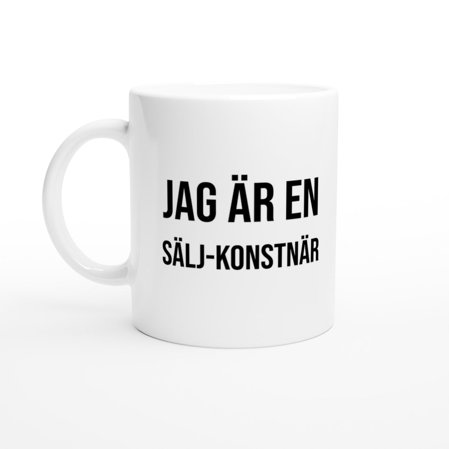 Rolig mugg för försäljare som älskar att skämta och sälja. Perfekt för att blanda nöje med affärer. Sälj med humor!