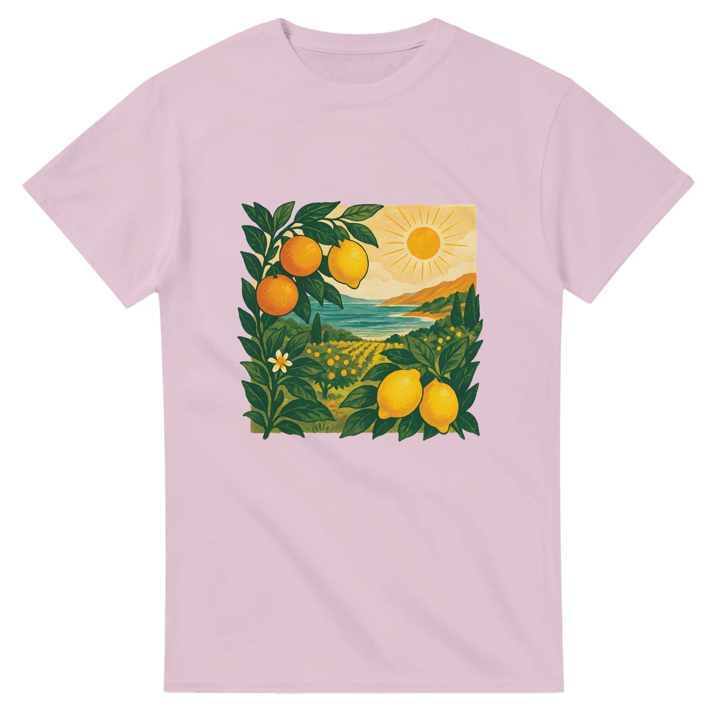 Vintage citrus- och solkustdesign från Sicilien. Perfekt för Italien-älskare!