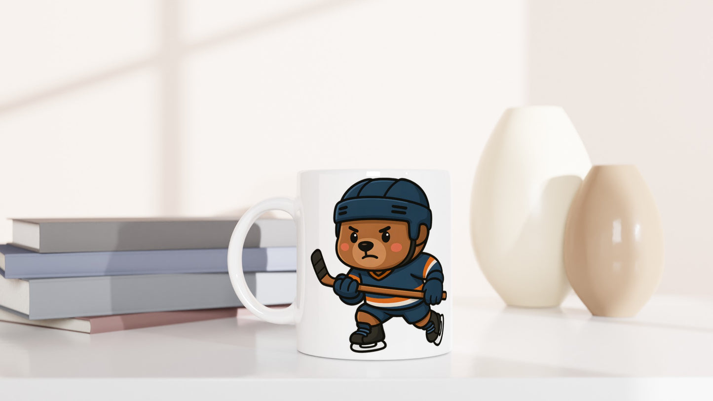 Tuff ishockeybjörn i full utrustning - en perfekt present för både björn- och hockeyälskare!