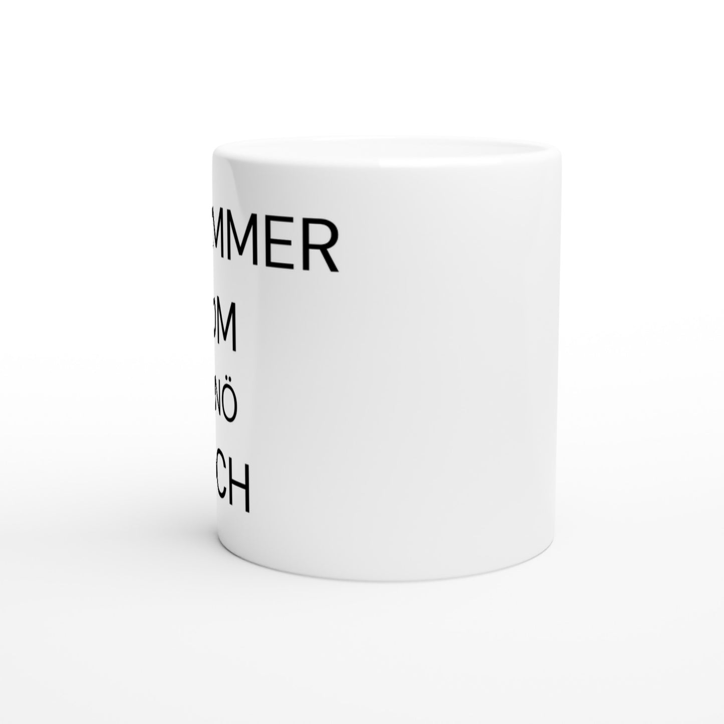 Mugg med skidtema för roliga vinterdrömmar. Perfekt för skidälskare med humor.