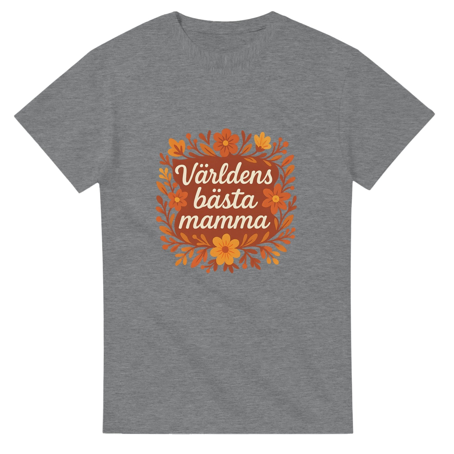 T-shirt med blommor och kärleksfull hälsning för mamma.
