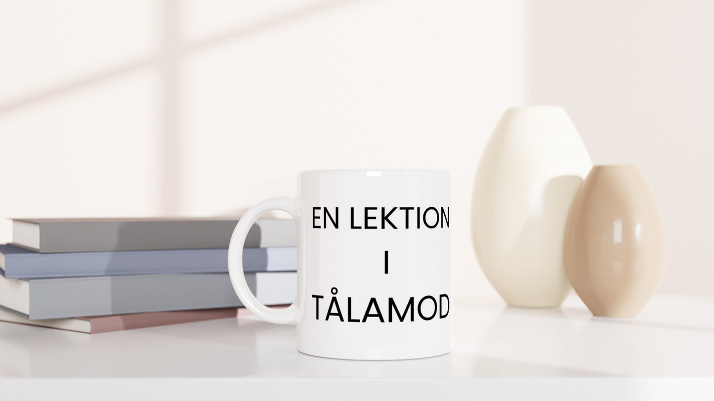 Lärare undervisar med tålamod och engagemang i En lektion i tålamod.