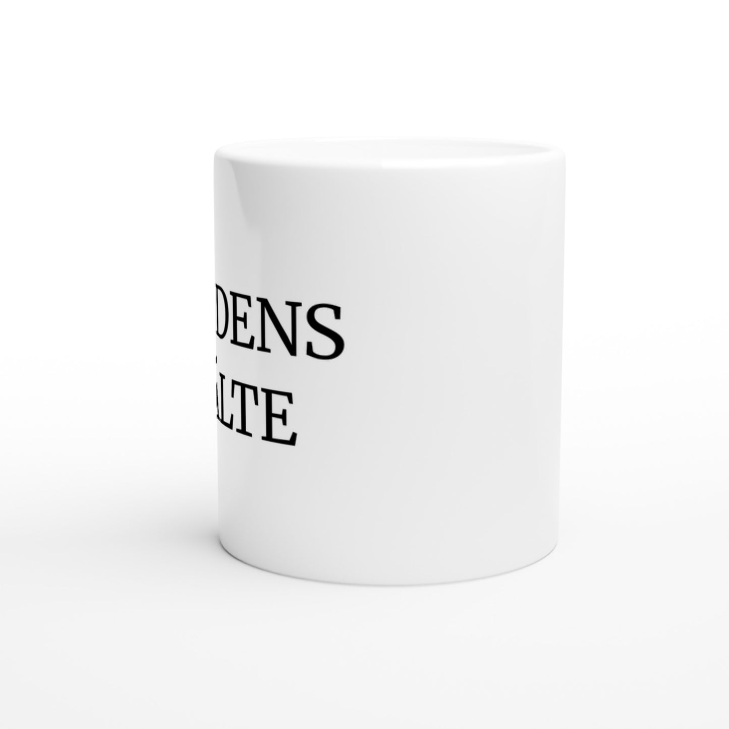 Mugg med texten Kundens Hjälte för att visa din kundserviceanda. Perfekt för kaffepausen på kontoret.