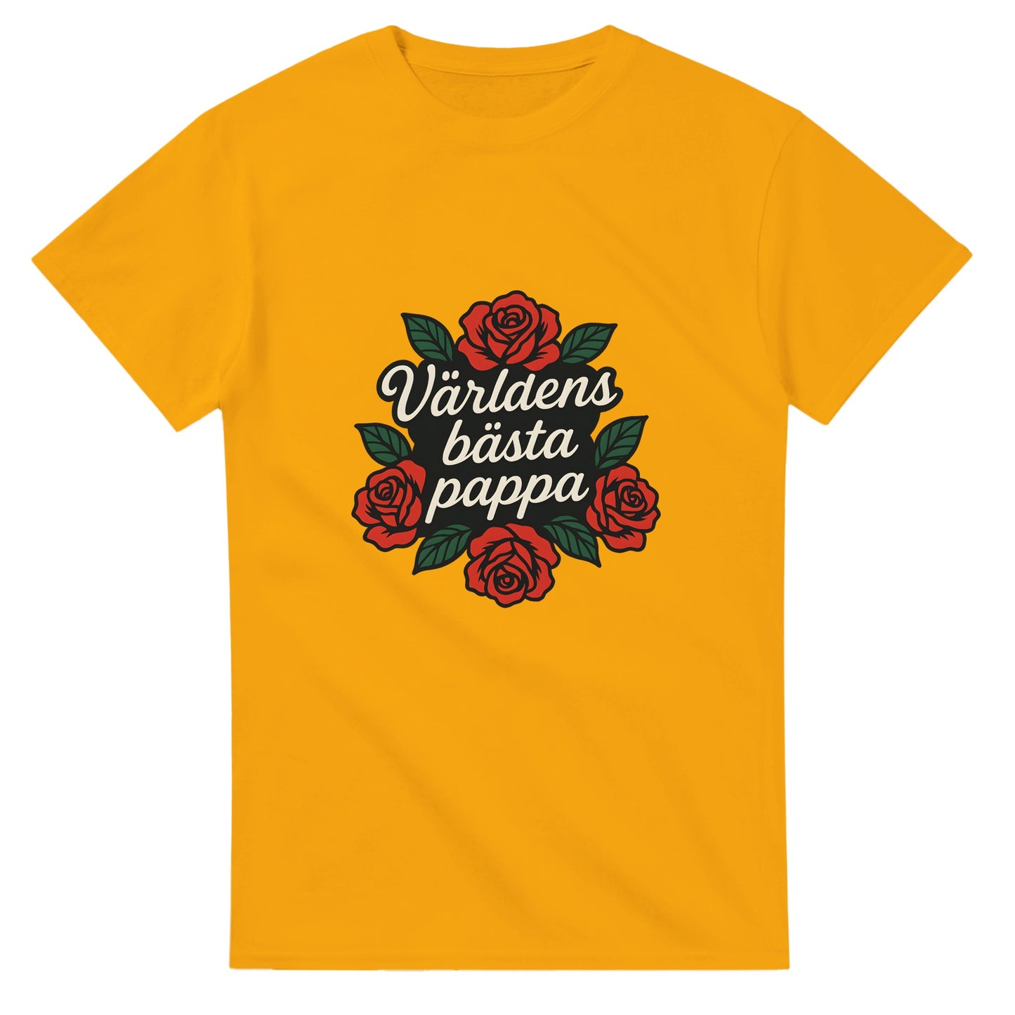 Vacker T-shirt med typografi, perfekt gåva till pappa. Ge honom en blomma varje dag med denna blomstrande T-shirt.