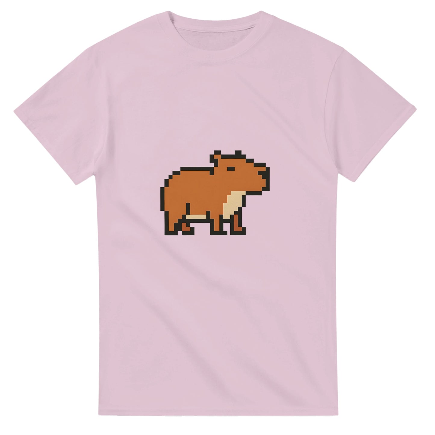 Pixel Capy - retro capybara med gaming-vibbar, perfekt för gamers och capybara-fans.