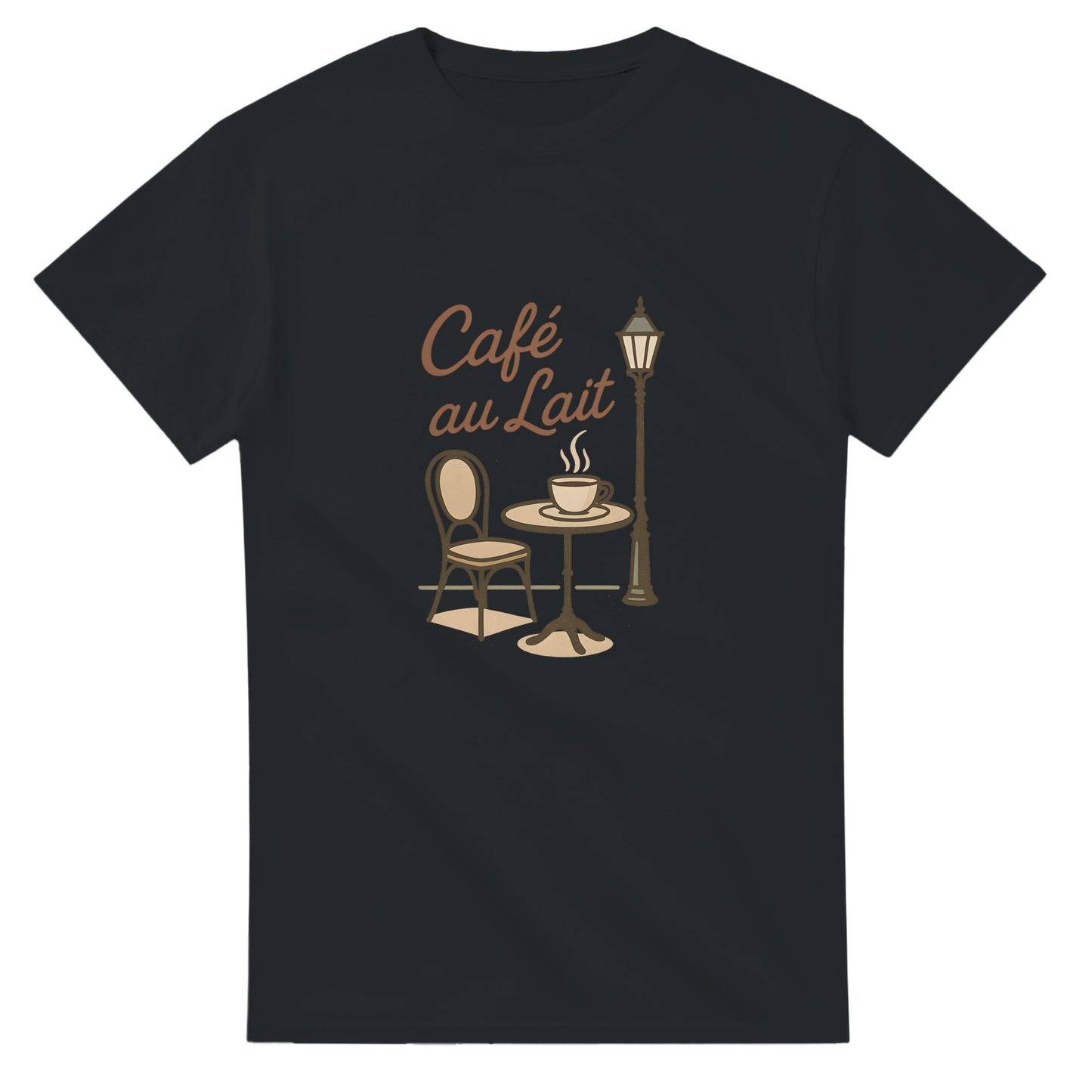 Kaffeälskarens dröm - T-shirt med fransk elegans och en touch av Paris!