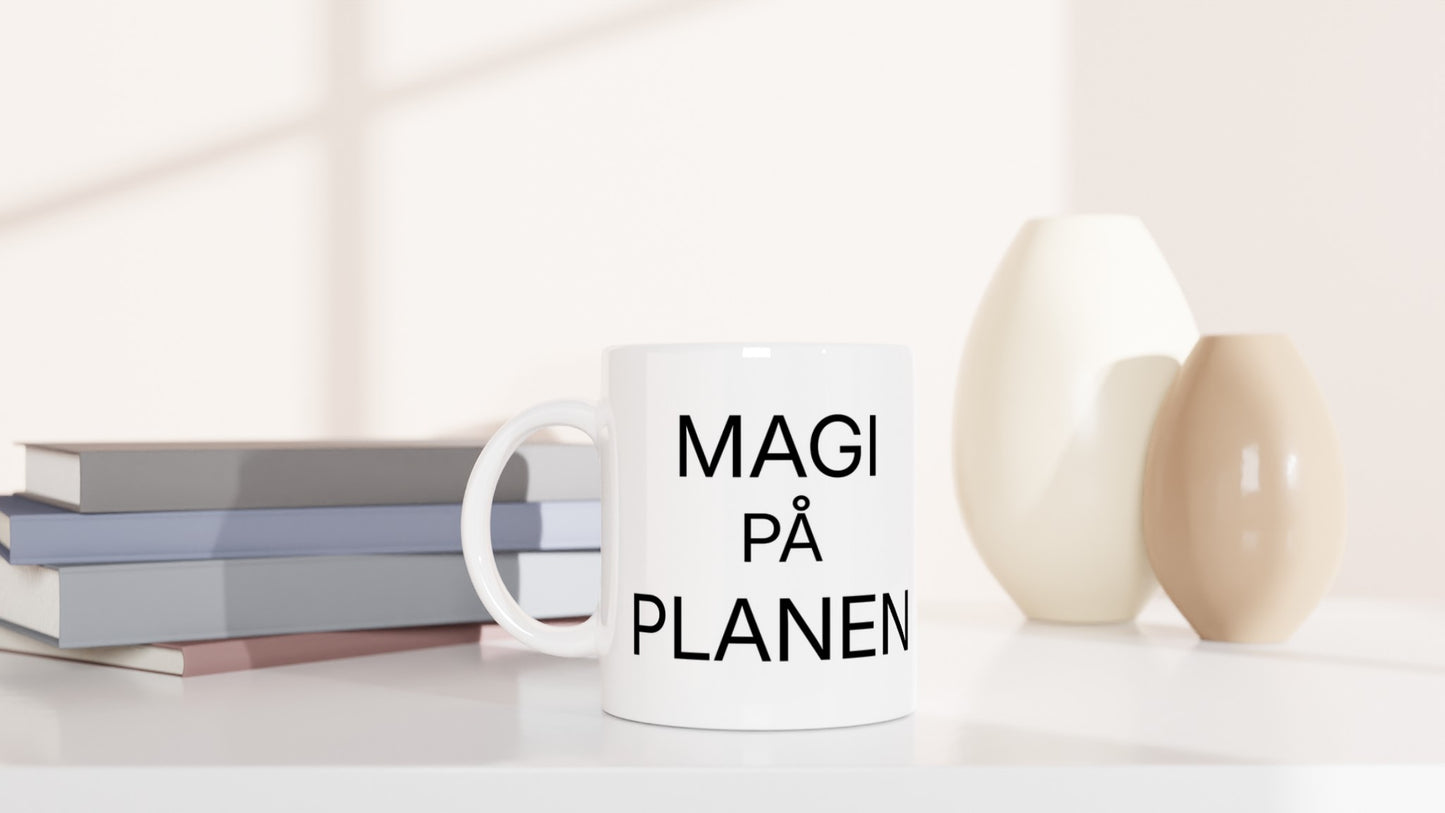 Mugg med fotbollstema som hyllar sportens oförutsägbara magi och passion.
