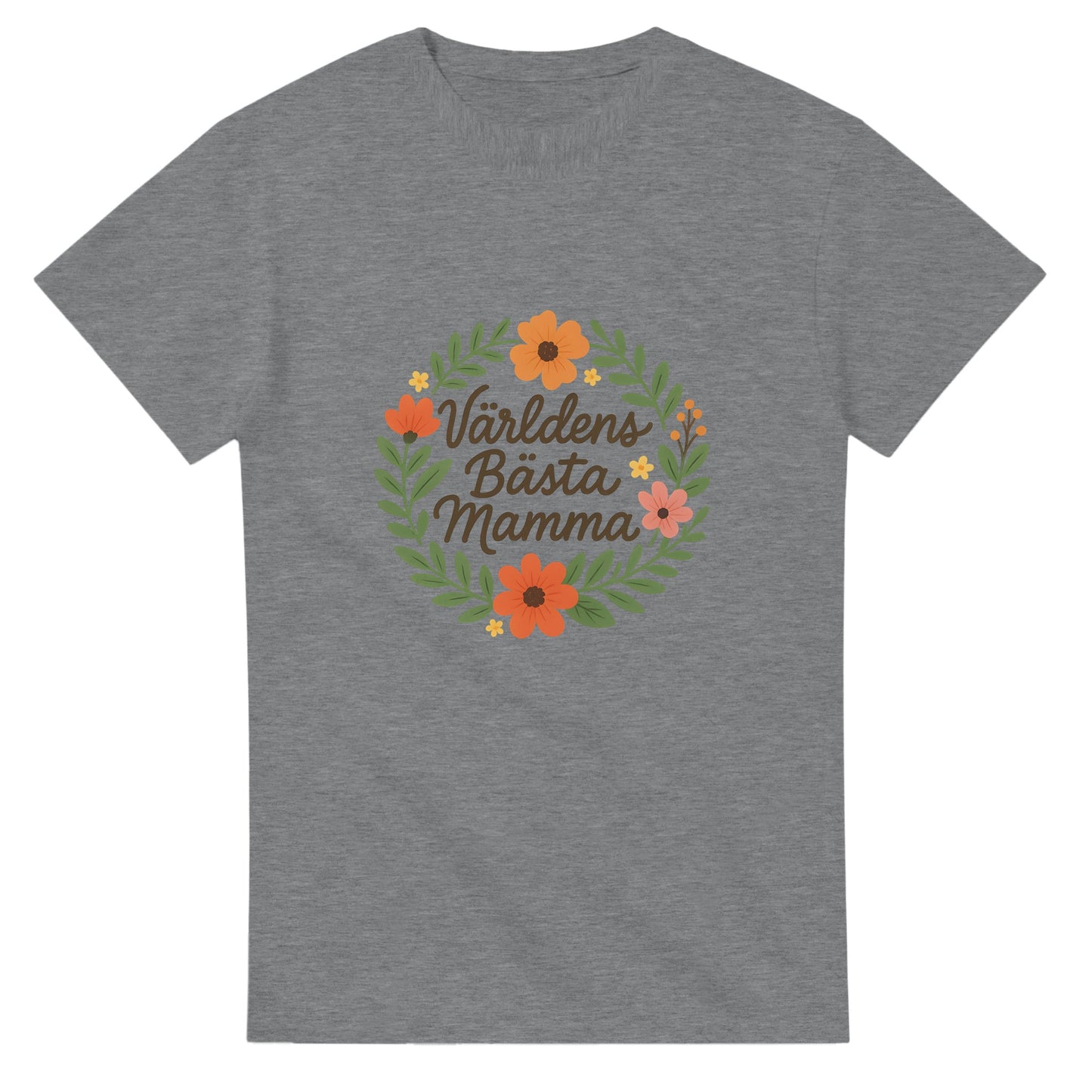 Mamma med blomkrans och stilfull handskrift - perfekt för vardag och fest!