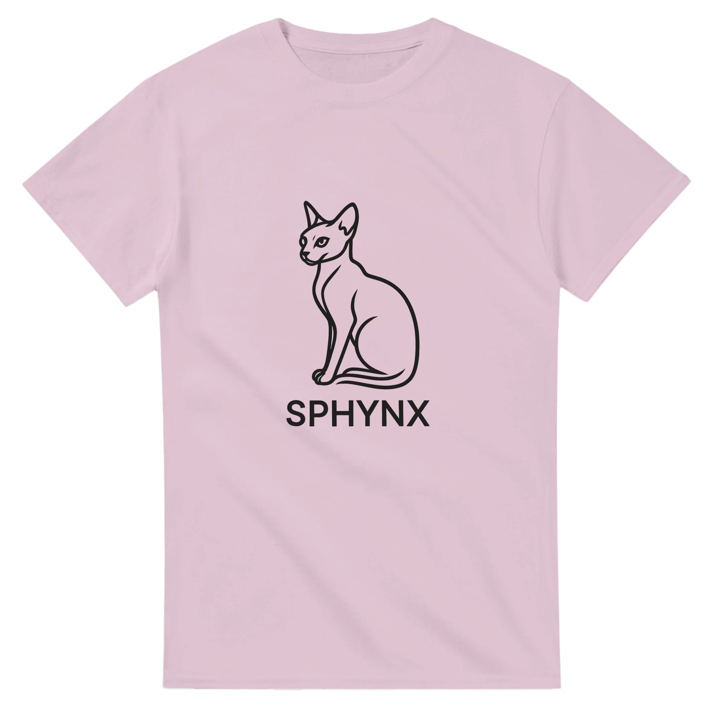 Sphynx-katt i minimalistisk design, perfekt för stilmedvetna.