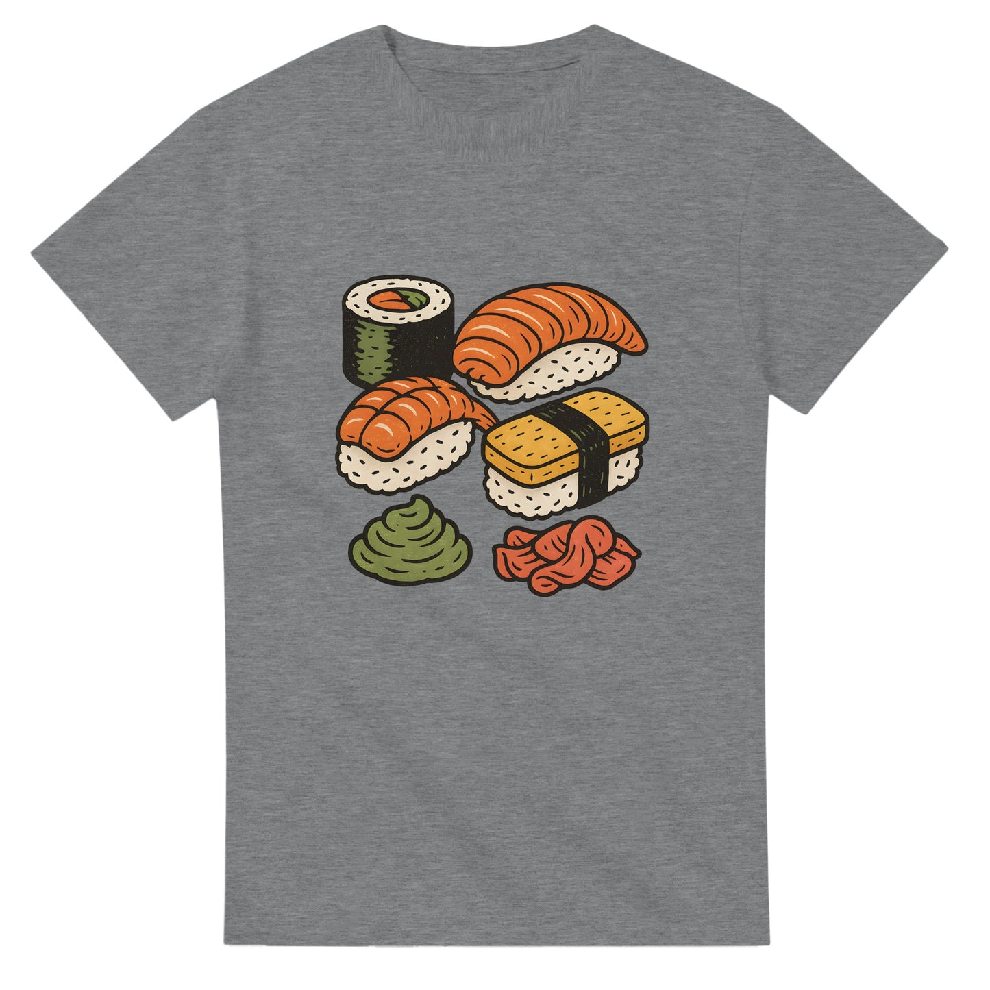 Sushi Nostalgia - En perfekt mix av klassisk och modern japansk matkultur. Fira med denna nostalgiska sushi-design.