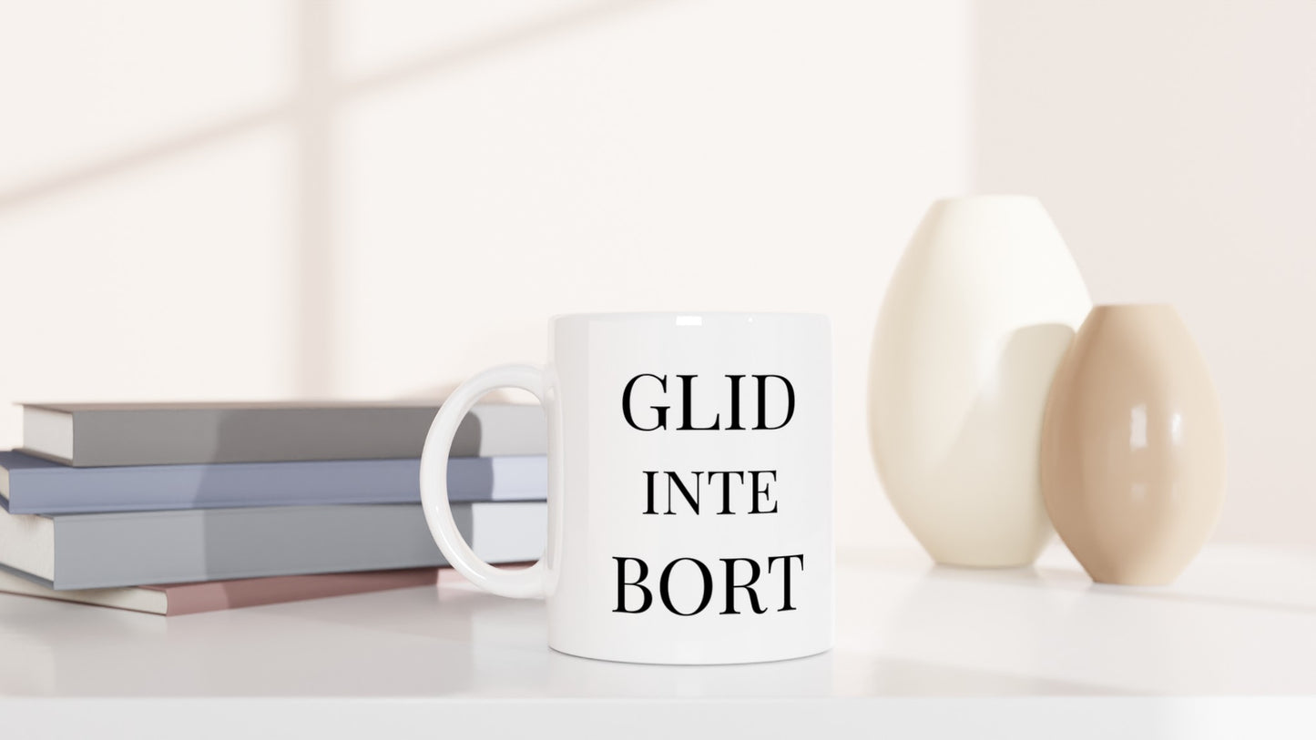 Mugg för en rolig start på dagen, med glidande design.