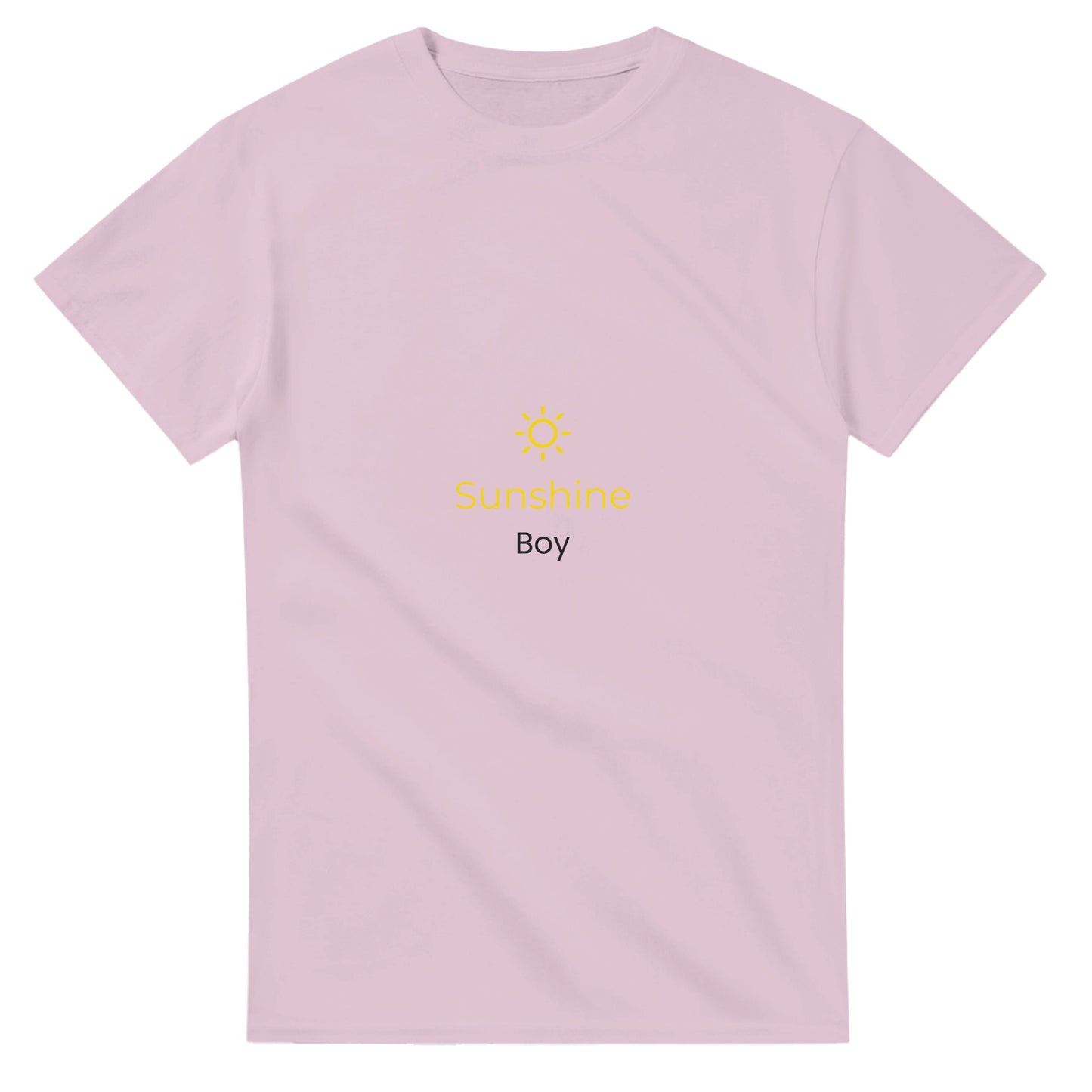 Lekfull t-shirt med solikon för pojkvännen som sprider glädje. Perfekt för sommaren!