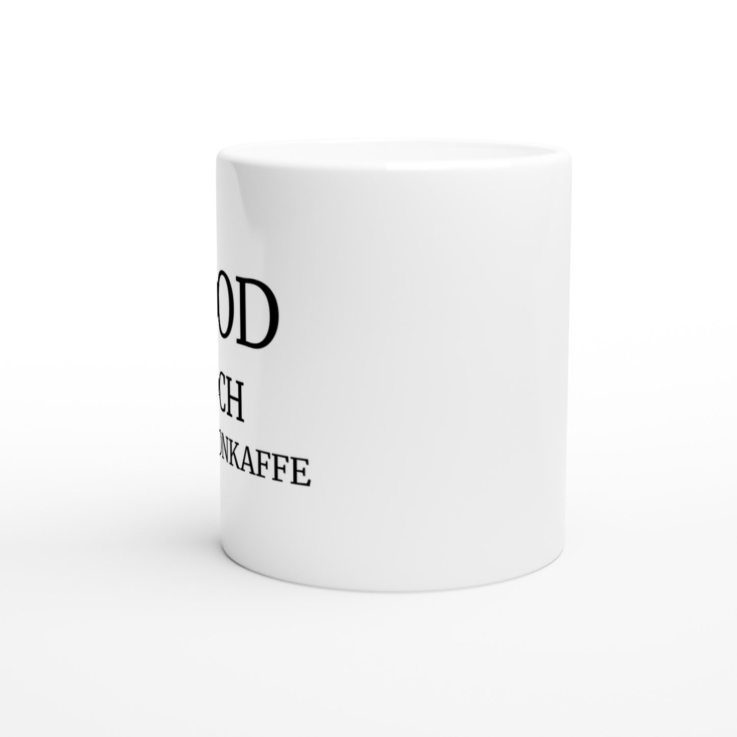 Modig sjuksköterska startar dagen med kaffe