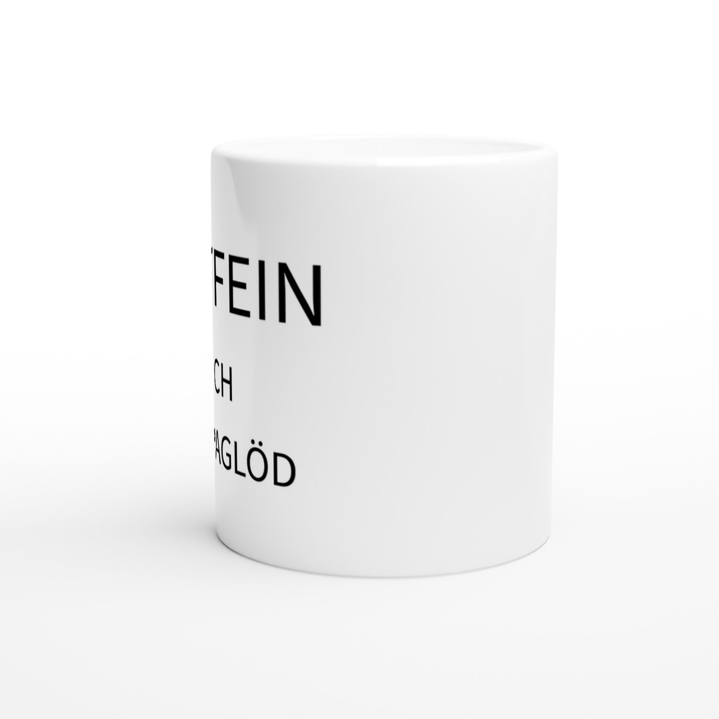 Sjuksköterska med koffein och kämpaglöd