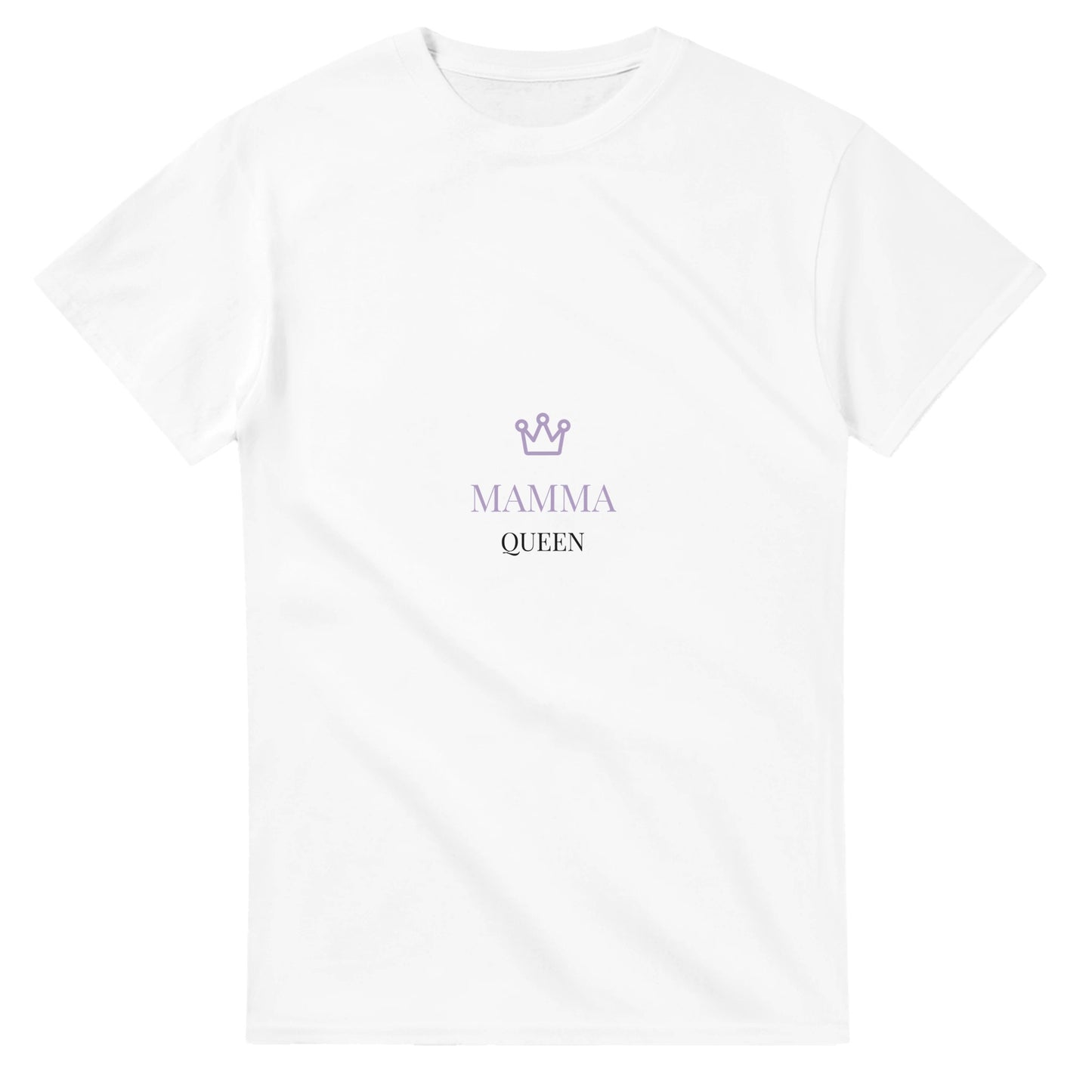 T-shirt med kronikon och text för drottningar till mammor - Mamma Queen