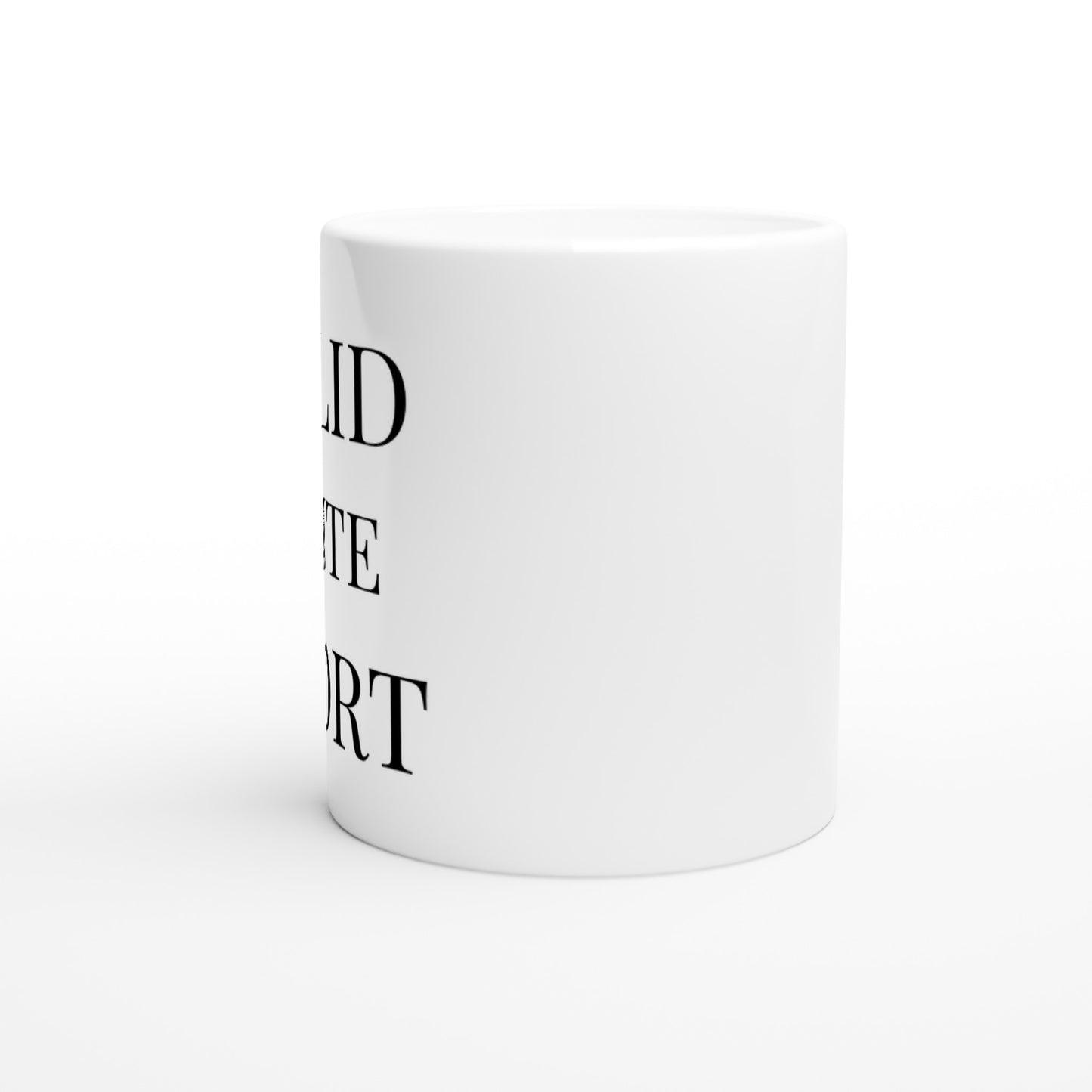 Mugg för en rolig start på dagen, med glidande design.