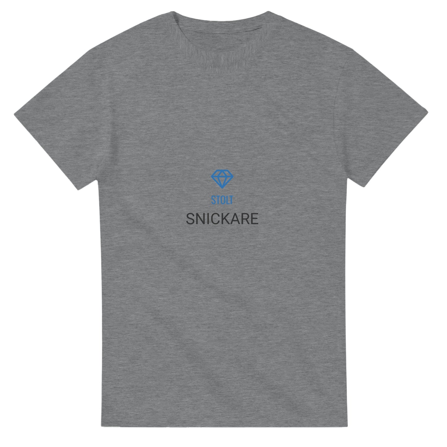 Stolt Snickare T-shirt med diamond-ikon för byggproffs som vill visa stolthet och proffsighet.