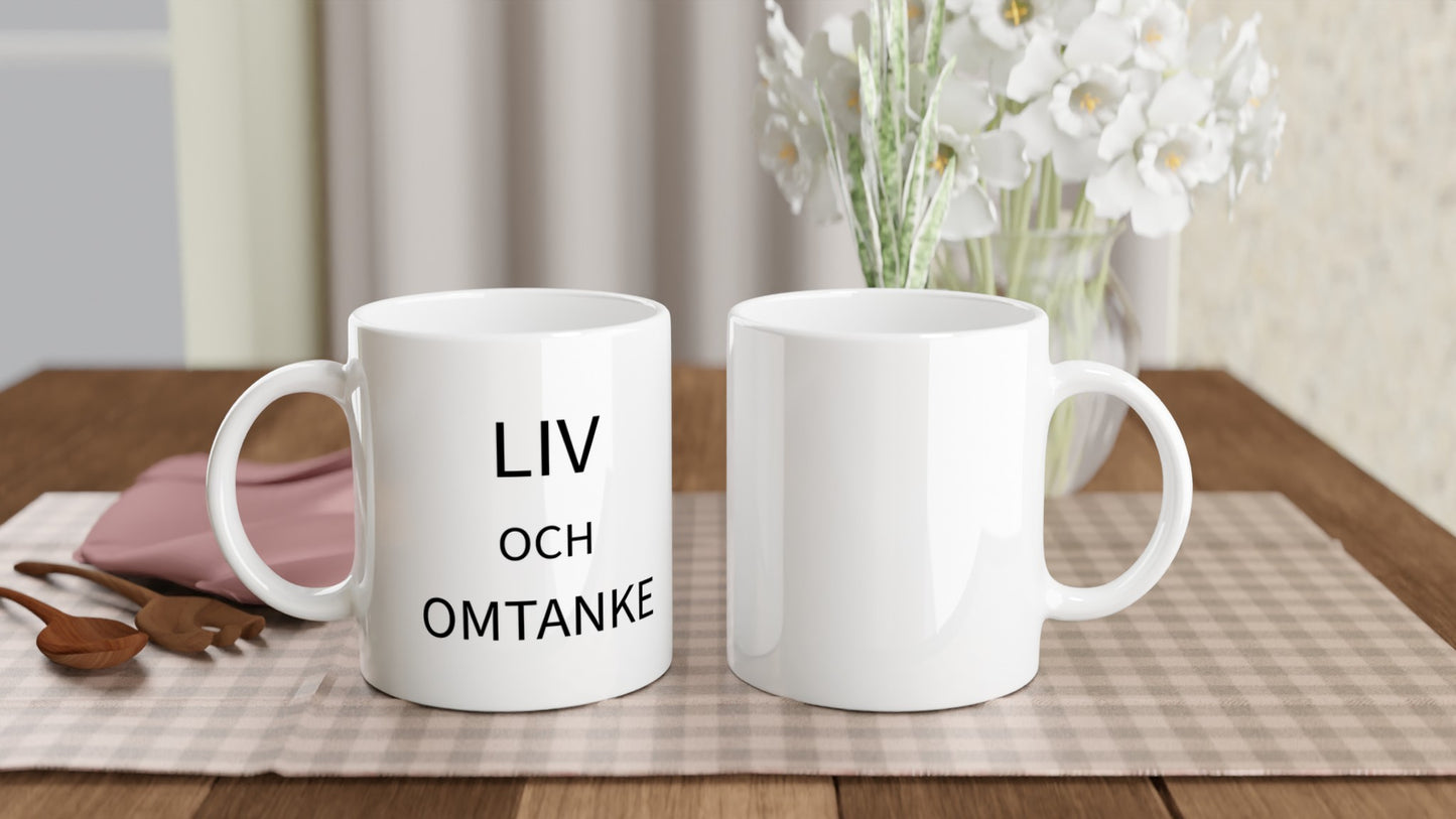 Hylla sjuksköterskans empati med Liv och Omtanke design. Perfekt för dem som ger liv genom omtanke.