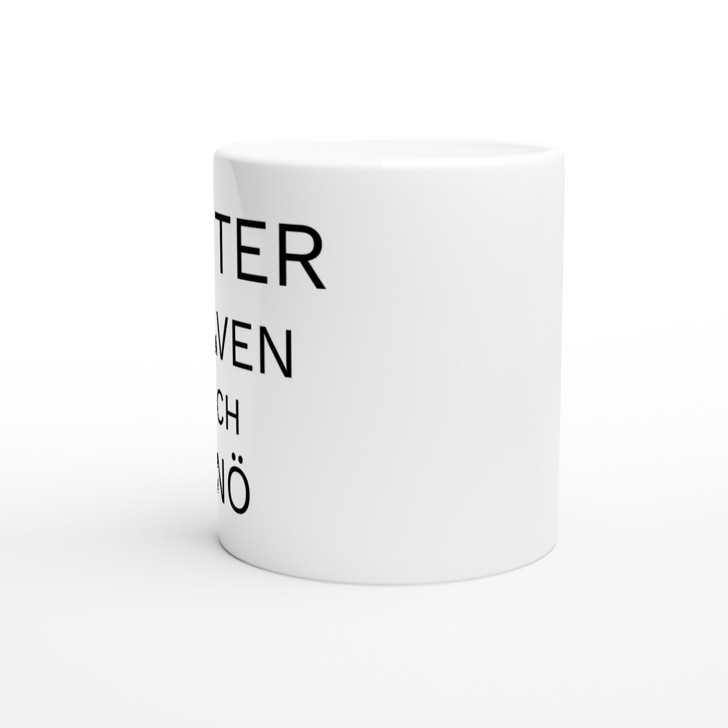 Mugg för skidåkare med humor i backen - Snö och Stav