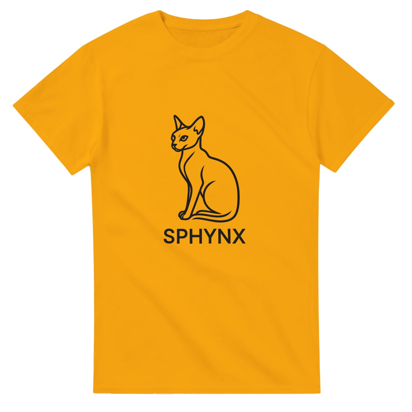 Sphynx-katt i minimalistisk design, perfekt för stilmedvetna.