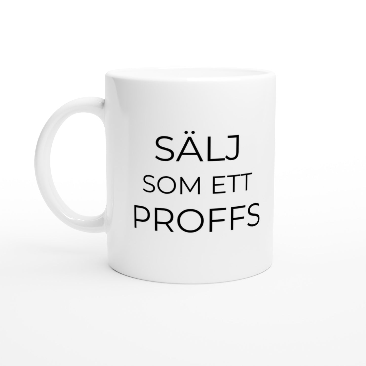 Säljproffs - Stilren mugg för kontoret som visar din säljaranda.