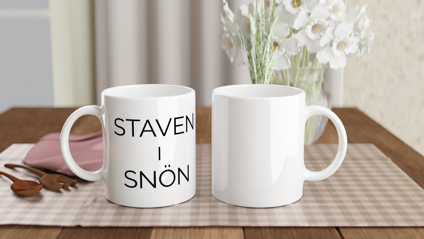 Rolig snö och stav skämt för backen - Snö & Stav