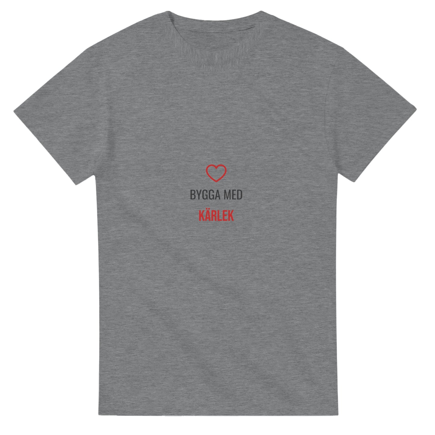 Rolig snickar-tshirt med hjärta-ikon för passionerade hantverkare. Uttryck yrkesstolthet med ett leende.