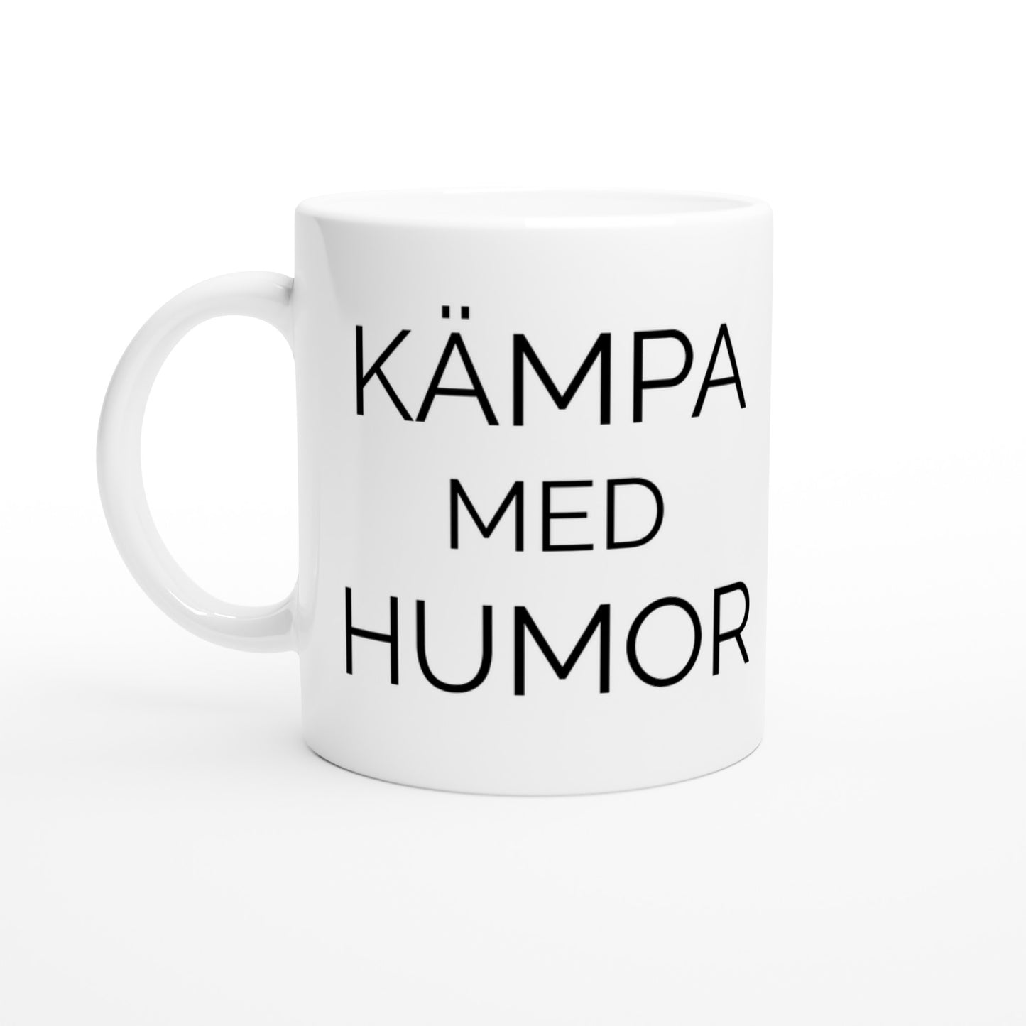 Hockeytröja med texten Kämpa Med Humor. Perfekt för den humoristiska hockeyspelaren.