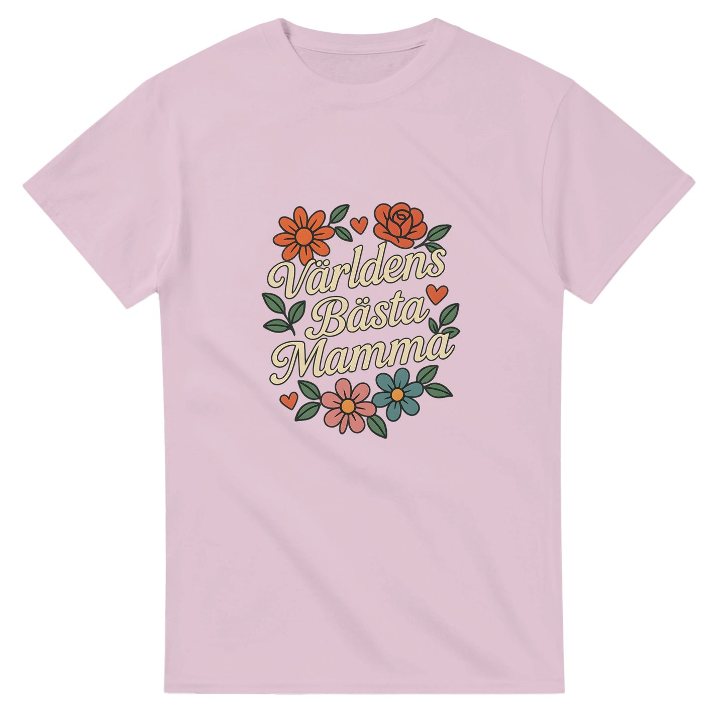 Vacker T-shirt med blommor och text för att fira den starkaste mamman i världen. Perfekt present!