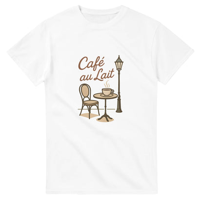 Kaffeälskarens dröm - T-shirt med fransk elegans och en touch av Paris!