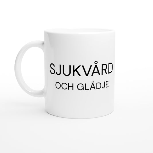 Sjukvård och glädje - en perfekt kombination för en uppiggande kaffestund.
