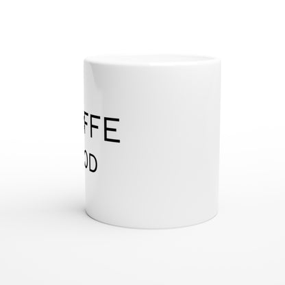 Kreativ kaffekopp för kreativa stunder framför datorn. Humoristisk design som piggar upp.