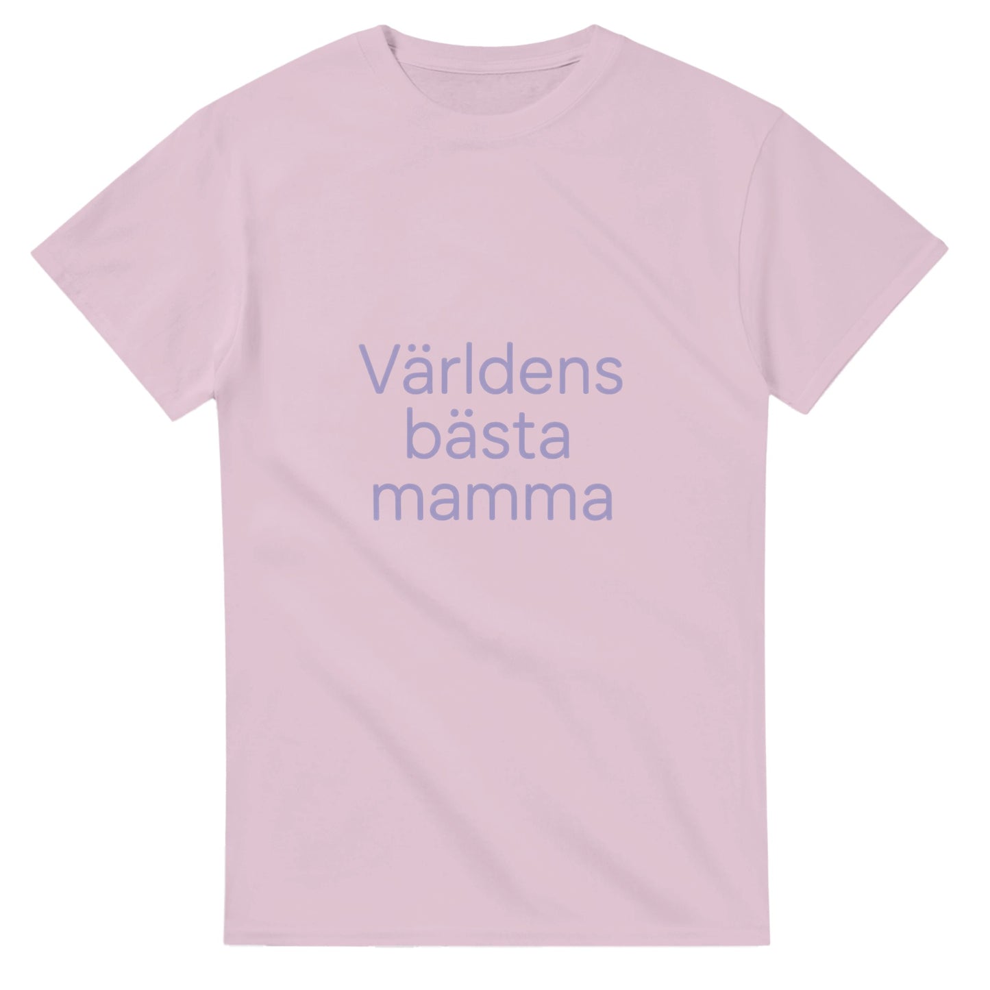 T-shirt med modern text och mild lavendelfärg. För världens bästa mamma! Tidlös stil.