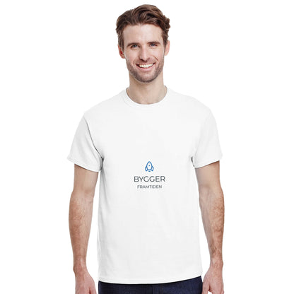 Elektriker t-shirt som symboliserar framtiden och deras roll i att forma den.