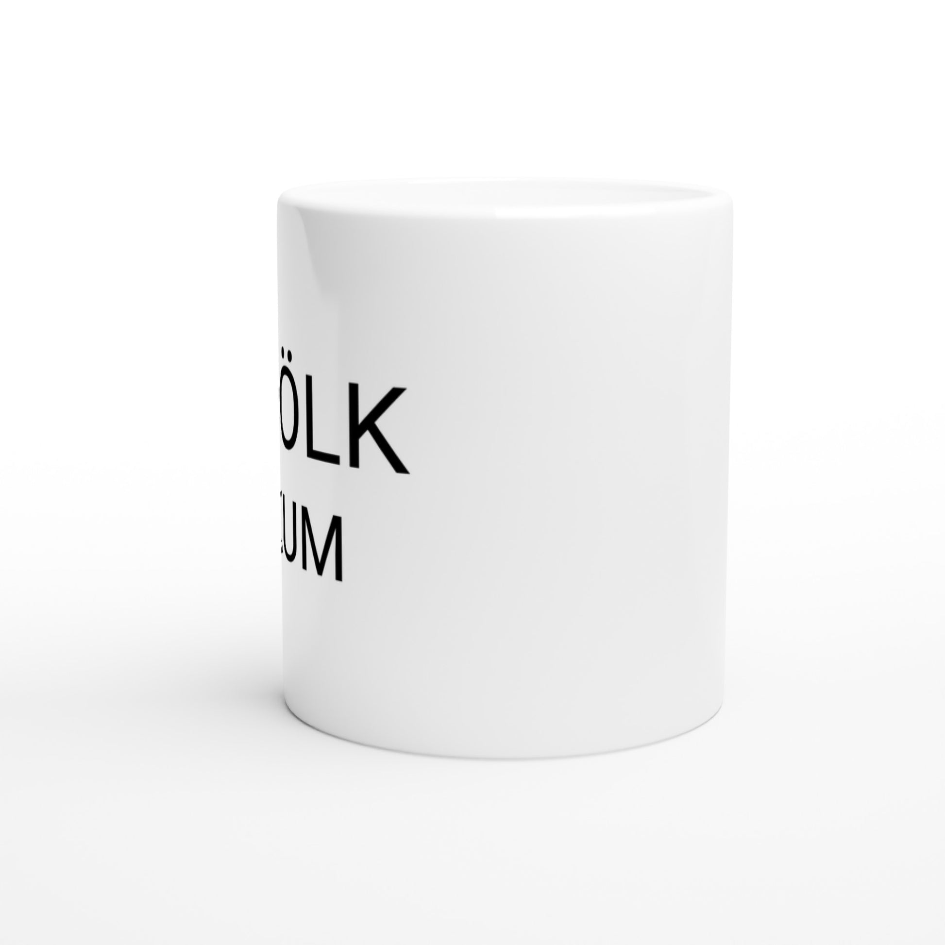 Mugg med humor och mjölk till kaffet, perfekt för mjölkälskare.