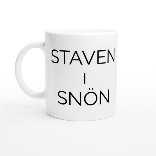 Rolig snö och stav skämt för backen - Snö & Stav