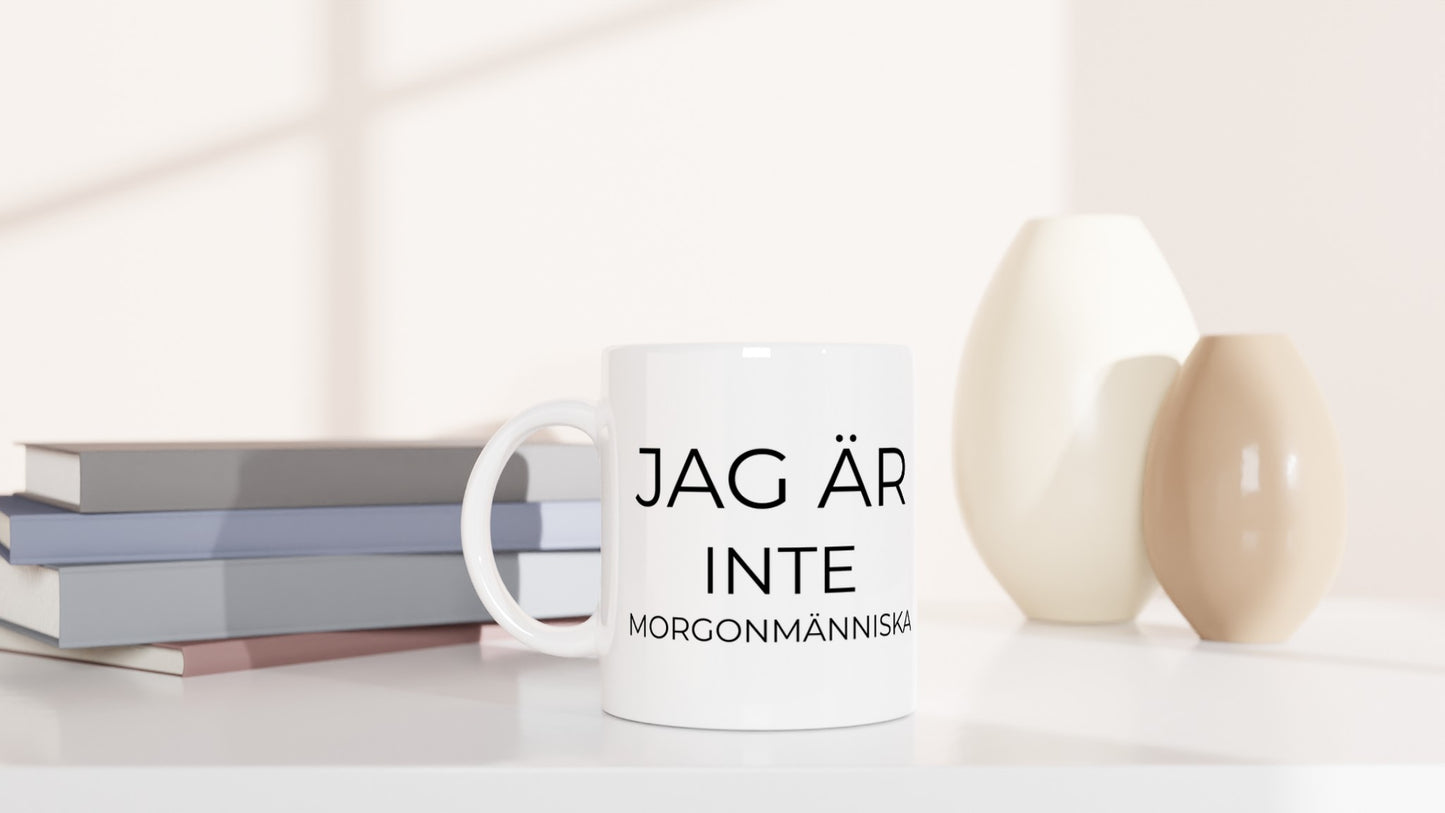 Kaffe för icke-morgonmänniskor, perfekt start på dagen. Första koppen på morgonen.