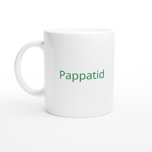 Pappatid - en hyllning till pappors egna stunder. Enkel men slagkraftig text.