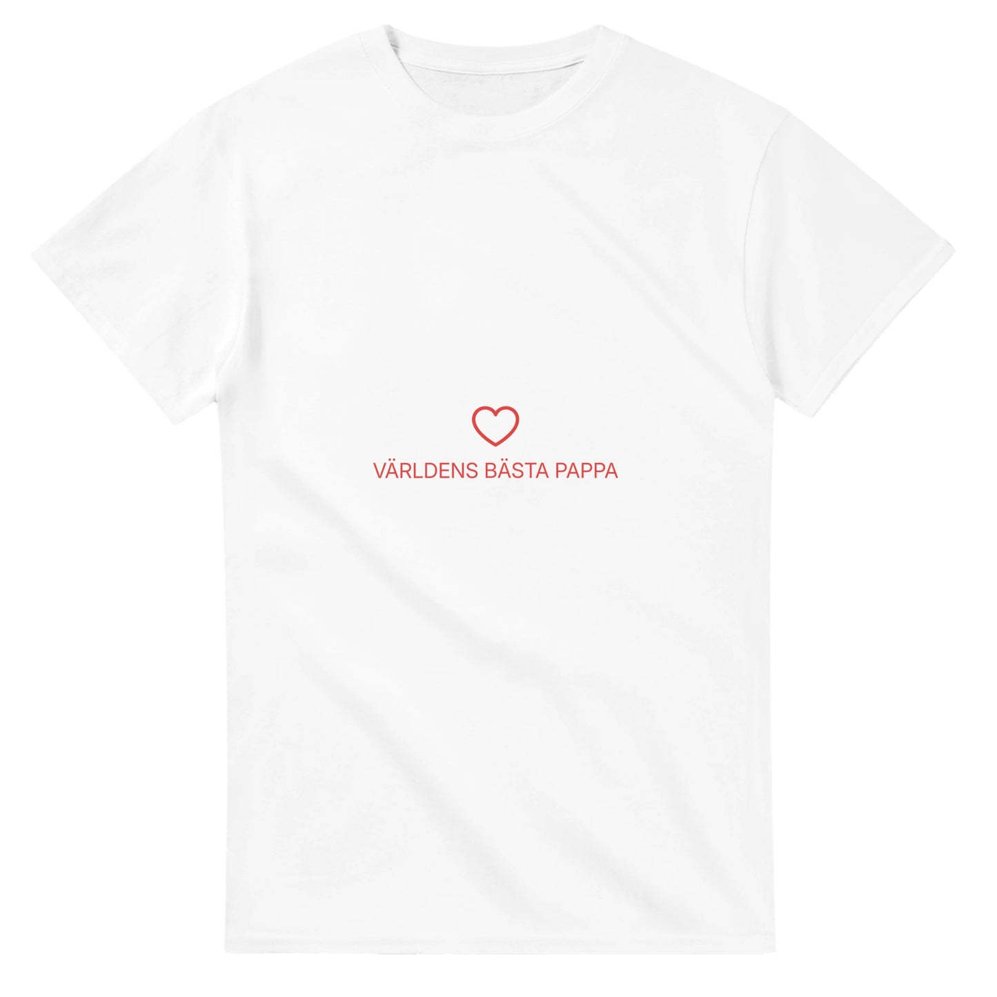 Pappa med hjärta - en kärleksfull design med harmonisk text