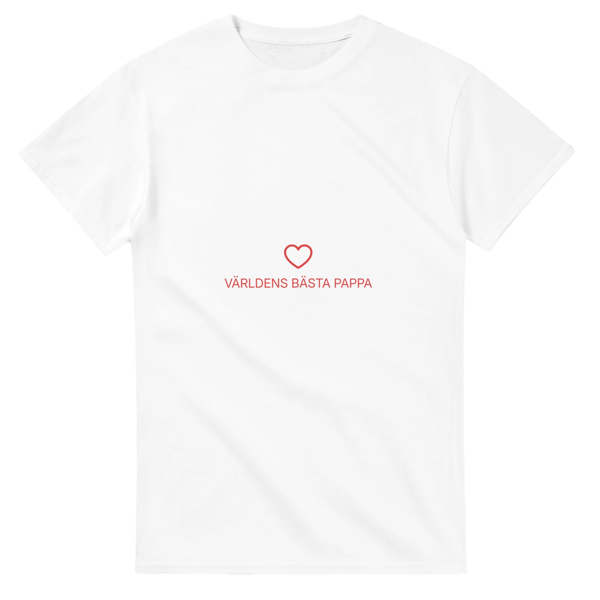 Pappa med hjärta - en kärleksfull design med harmonisk text