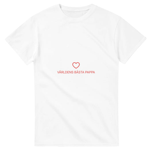 Pappa med hjärta - en kärleksfull design med harmonisk text