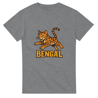 Unik T-shirt med livlig Bengal och djungeläventyr, perfekt för äventyrslystna.