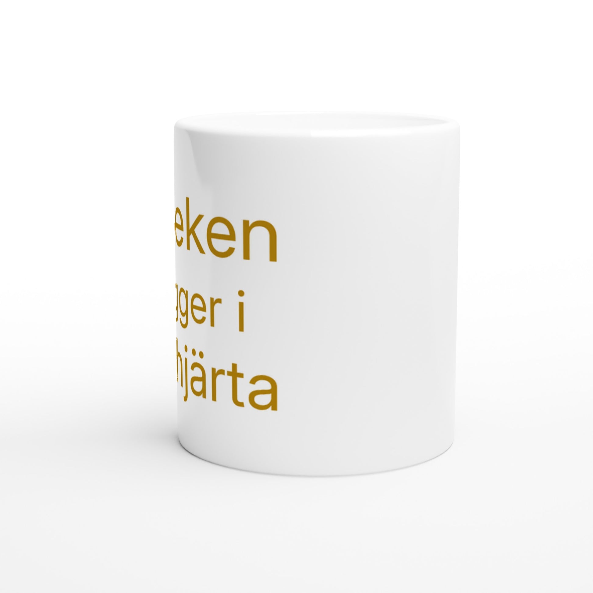 Muggdesign med kärleksfullt hjärtmotiv, som brygger precis som kaffe. Perfekt för romantiska stunder.