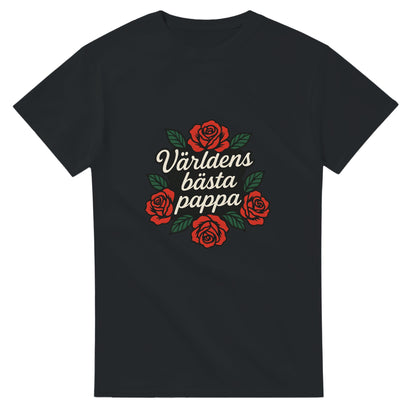Vacker T-shirt med typografi, perfekt gåva till pappa. Ge honom en blomma varje dag med denna blomstrande T-shirt.