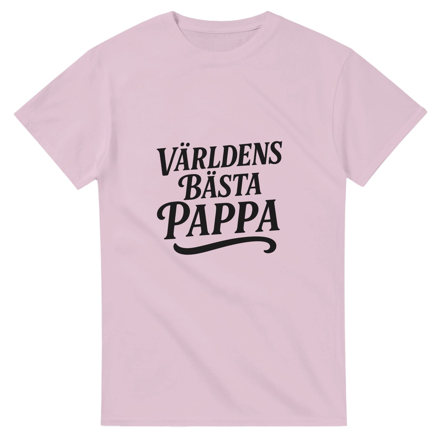 T-shirt med 'Världens Bästa Pappa' i elegant font, perfekt för att visa stolthet över sin titel som pappa.