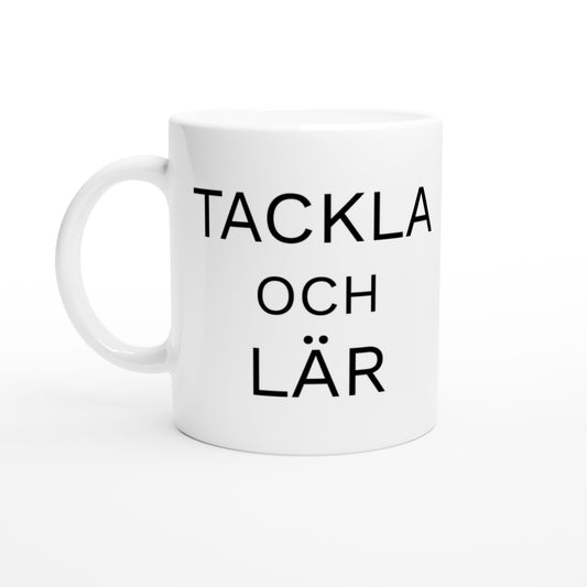 Tackla och Lär - en inspirerande mugg med hockeylärdomar för varje träning.